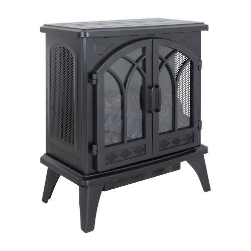 24 inch 3D Flame Electric Infrared Quartz Fireplace Stove with remote control