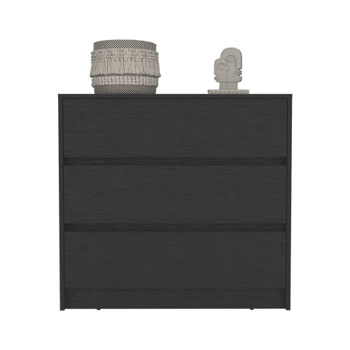 Dresser Three drawers, Black Wengue Finish