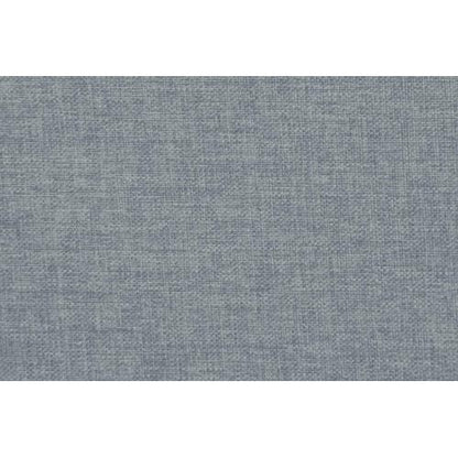 Grey Linen-Like Fabric Cocktail Ottoman, Wooden Leg Plush Modular Footrest 32 inch¡Á26 inch¡Á19 inchH