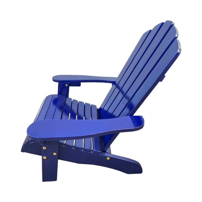 Outdoor or indoor Wood children  chair,blue