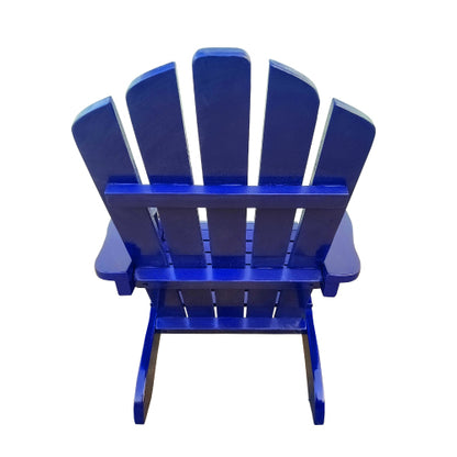 Outdoor or indoor Wood children  chair,blue