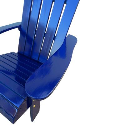 Outdoor or indoor Wood children  chair,blue