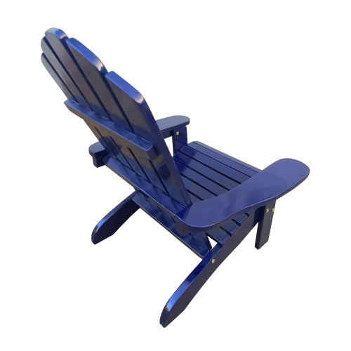 Outdoor or indoor Wood children  chair,blue