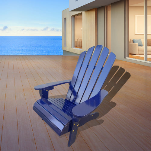 Outdoor or indoor Wood children  chair,blue