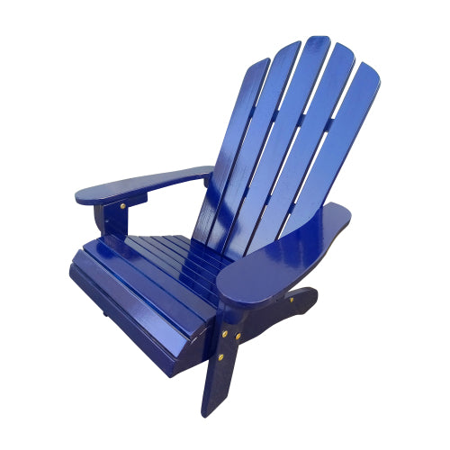 Outdoor or indoor Wood children  chair,blue