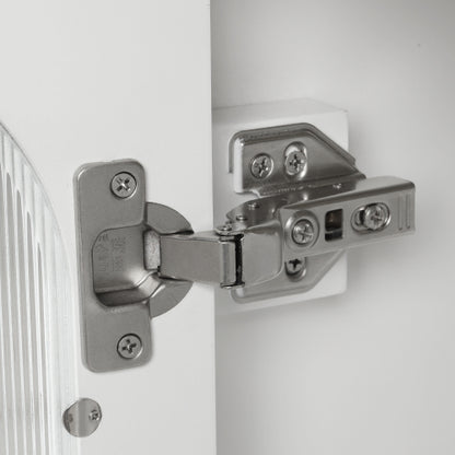 24" Bathroom Vanity with Sink, Bathroom Vanity Cabinet with Two Drawers and Door, Adjustable Shelf, Solid Wood and MDF, White (Old Sku:WF309411AAK)