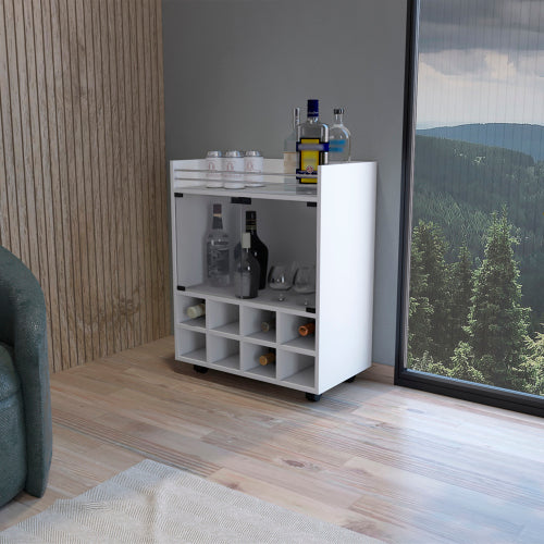 Bar Cart, Living Room, White