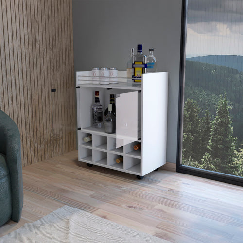Bar Cart, Living Room, White