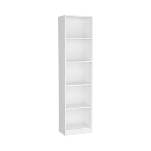 Five-Shelf Slim Office Bookshelf Space-Saving Premium Wood Material Household Simple Storage Rack