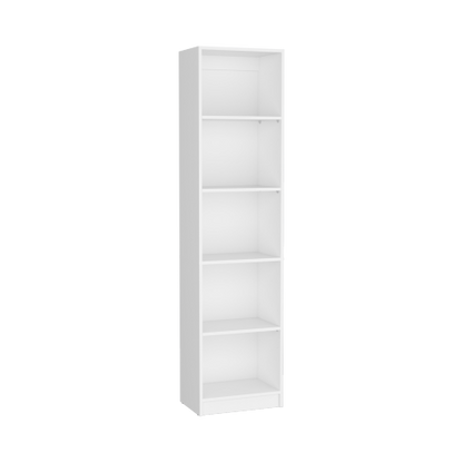 Five-Shelf Slim Office Bookshelf Space-Saving Premium Wood Material Household Simple Storage Rack