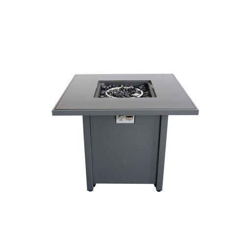 Fire Pit for Outdoor Home Garden Backyard Fireplace (30 Inch Steel Grey)