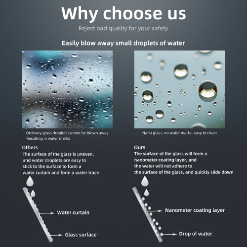 Bypass shower door, sliding door, with 1/4" tempered glass and Chromed finish 44-48"x70"