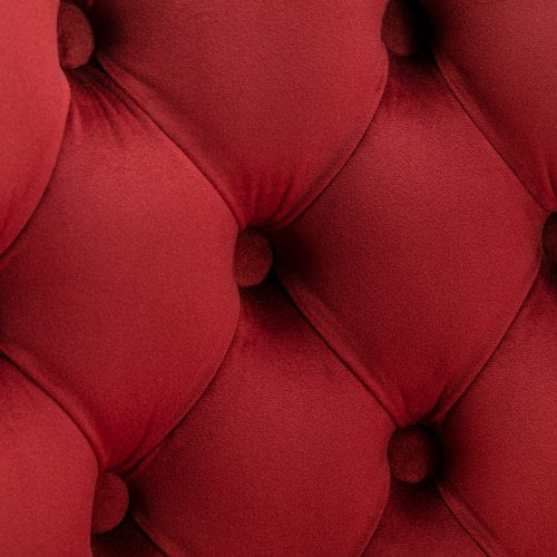 Swivel Velvet Barstools Adjusatble Seat Height from 25-33 Inch, Chrome base Bar Stools with Backs Comfortable Tufted for Home Pub and Kitchen Island, Wine Red,Burgundy,Set of 2