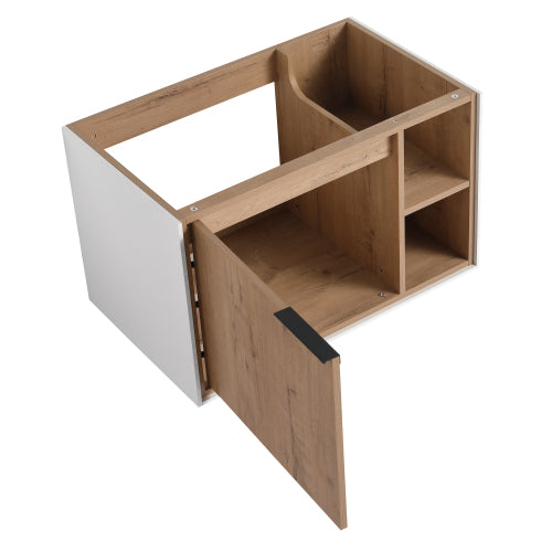30inch Floating Wall Mounted Bathroom Vanity Soft Close Cabinet Door Single Door Design without Basin