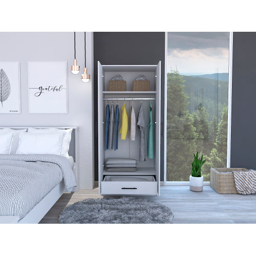 180 Armoire Beery, Bedroom, White