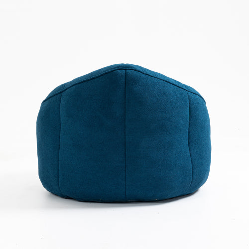 Compressed High-Pressure Foam Adult Bean Bag Sofa Chair with Footrest for Living Room Bedroom