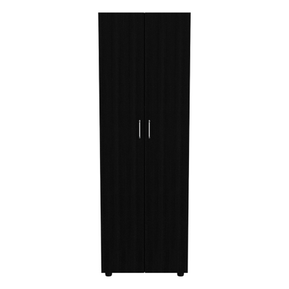 Slim Armoire Barkley, Bedroom, Black