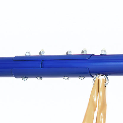 616 lbs Swing Set for Backyard, 5 in 1 Heavy-Duty A-Frame Stand Outdoor Playset for Kids, with Saucer Swing, Slide, Seesaw, Glider, Swing Seat