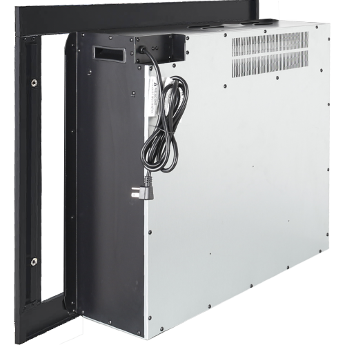 28inch Infrared Electric Fireplace Insert, Touch Panel Home Decor Heater, Smokeless Firebox