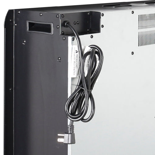 28inch Infrared Electric Fireplace Insert, Touch Panel Home Decor Heater, Smokeless Firebox