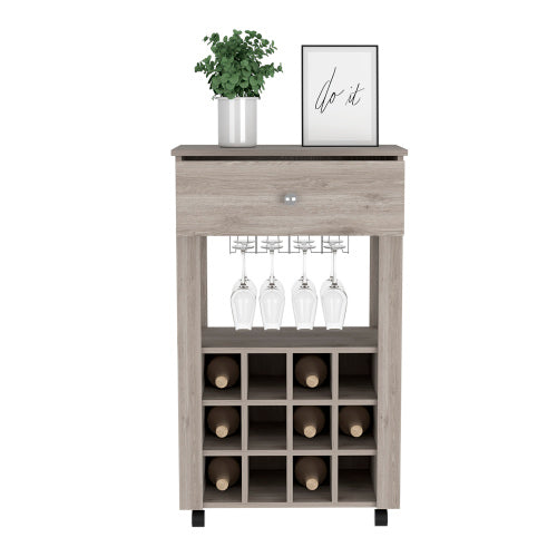 Bar Cart Drawer, Light Gray