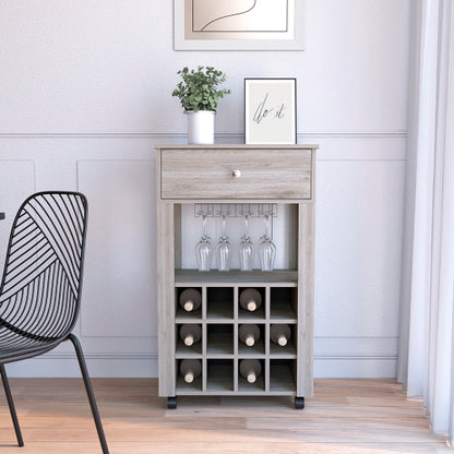 Bar Cart Drawer, Light Gray