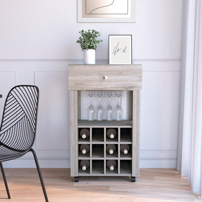 Bar Cart Drawer, Light Gray