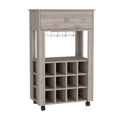 Bar Cart Drawer, Light Gray