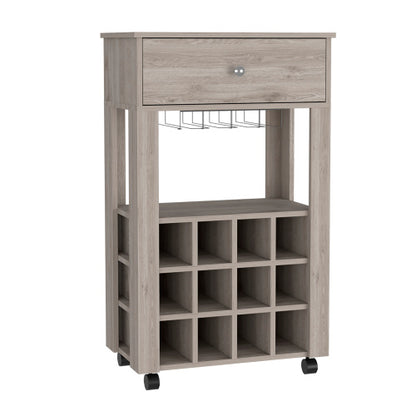 Bar Cart Drawer, Light Gray