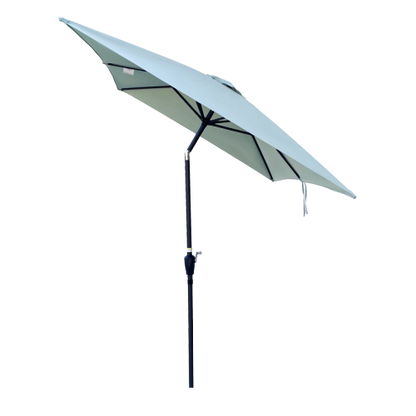 6 x 9ft Patio Umbrella Outdoor Waterproof Umbrella with Crank and Push Button Tilt without flap for Garden Backyard Pool Swimming Pool Market