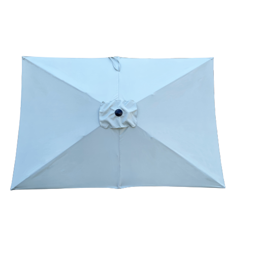 6 x 9ft Patio Umbrella Outdoor Waterproof Umbrella with Crank and Push Button Tilt without flap for Garden Backyard Pool Swimming Pool Market