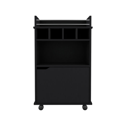 Bar Cart, Living Room, Black