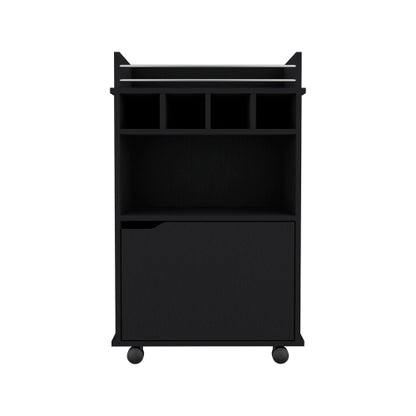 Bar Cart, Living Room, Black