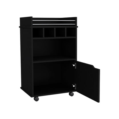 Bar Cart, Living Room, Black