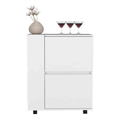 Bar Cart Belleville, Living Room, White