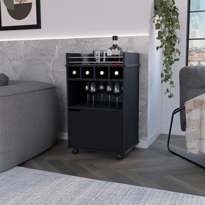 Bar Cart, Living Room, Black
