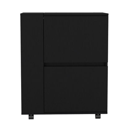 Bar Cart Belleville, Living Room, Black