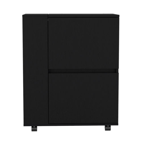 Bar Cart Belleville, Living Room, Black