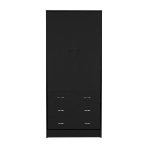 Armoire Ramey, Bedroom, Black