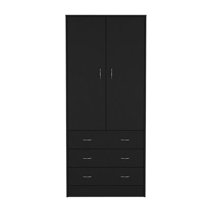 Armoire Ramey, Bedroom, Black