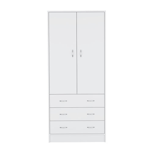 Armoire Ramey, Bedroom, White
