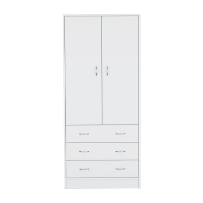 Armoire Ramey, Bedroom, White