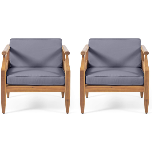 ASTON Outdoor 4 Seater Chat Set with Cushions_LOVESEAT & COFFEE TABLE &CLUB CHAIR