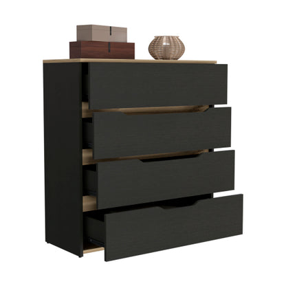 Drawer Dresser, Four Spacious Drawers, Superior Top