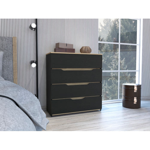 Drawer Dresser, Four Spacious Drawers, Superior Top