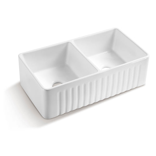 Farmhouse/Apron Front White Ceramic Kitchen Sink