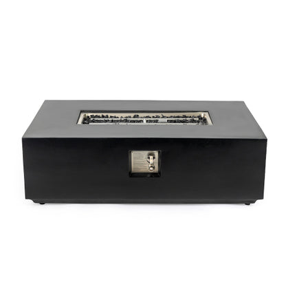 Concrete Propane Gas Fire Pit Table