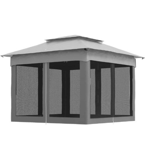 Easy to Setup Foldable Gazebo,Outdoor Patio Pop Up Canopy Gazebo Shelter with Zipper Netting,Carry Bag