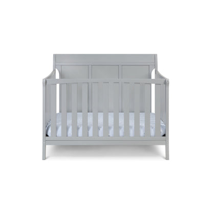 4-in-1 Convertible Crib Gray