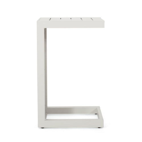 outdoor table C-SHAPED TABLE WHITE